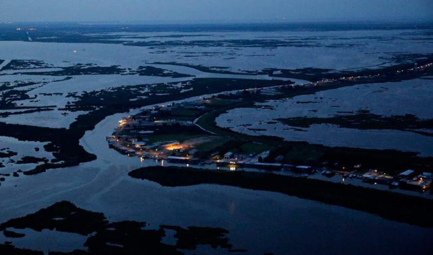 ‘We’re forgotten’: Outside New Orleans, Gulf eats away at entire coastal towns, residents’ livelihoods _lowres