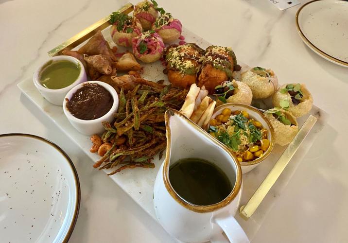 Indian street food board